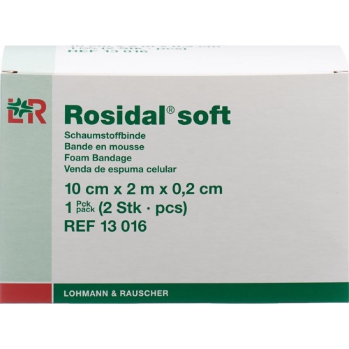 Rosidal Soft Schaumstoffbind 2.0mx10cmx0.2cm 2 Stück buy online