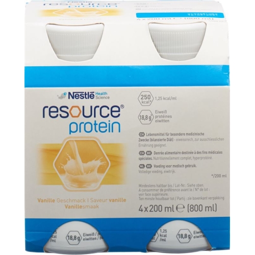 Resource Protein Vanille 4x 200ml buy online