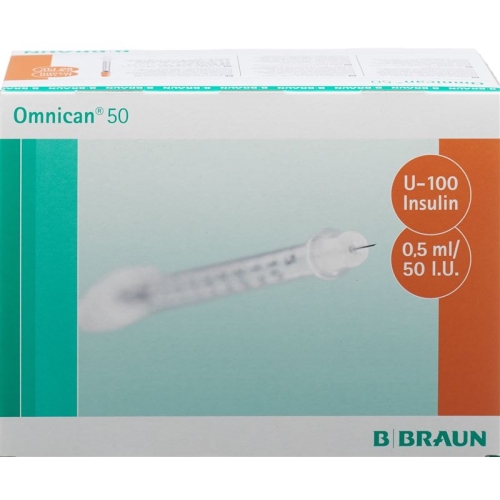 Omnican Insulin 50 0.5ml 0.3x8mm G30 Single 100 X buy online