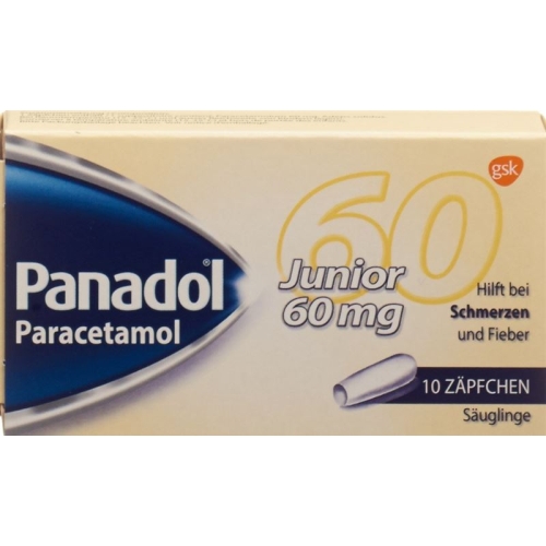 Panadol Junior Zäpfchen 60mg 10 Stück buy online