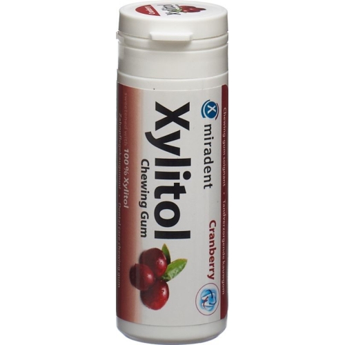 Miradent Xylitol Zahnpflege Kaugummi Cran 30 Stück buy online