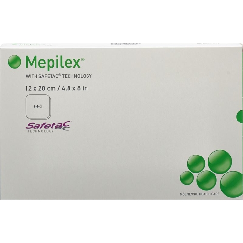 Mepilex Schaumverband Safetac 12x20cm Silik 5 Stück buy online