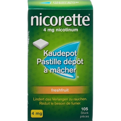 Nicorette Freshfruit 4mg 105 Kaugummi buy online