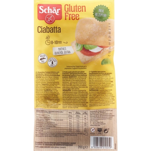 Schär Ciabatta Aufbackbroetchen 4x 50g buy online