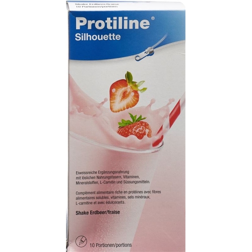 Protiline Silhouette Pulver Erdbeer 10x 25g buy online