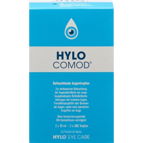 Hylo Comod Augentropfen 2 Flaschen 10ml buy online