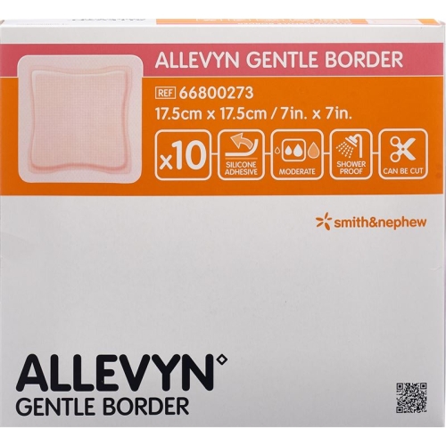 Allevyn Gentle Border Wundverband 17.5x17.5cm 10 Stück buy online