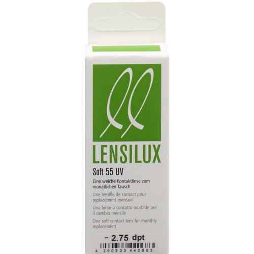 Lensilux Soft 55 UV monthly lens -2.75 Soft buy online