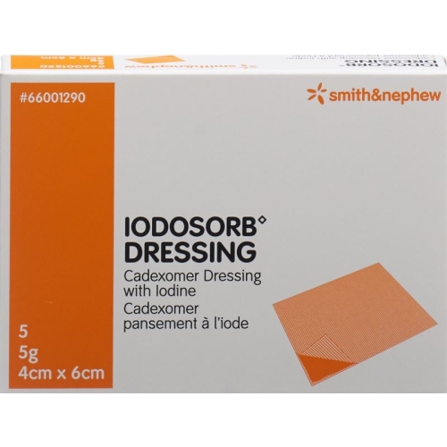 Iodosorb Dressing 5g 4x6cm 5 Stück buy online