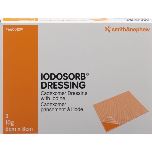 Iodosorb Dressing 10g 6x8cm 3 Stück buy online