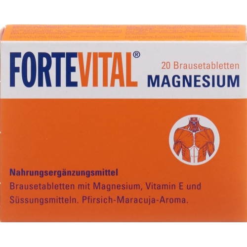 Fortevital Magnesium Brausetabletten 20 Stück buy online