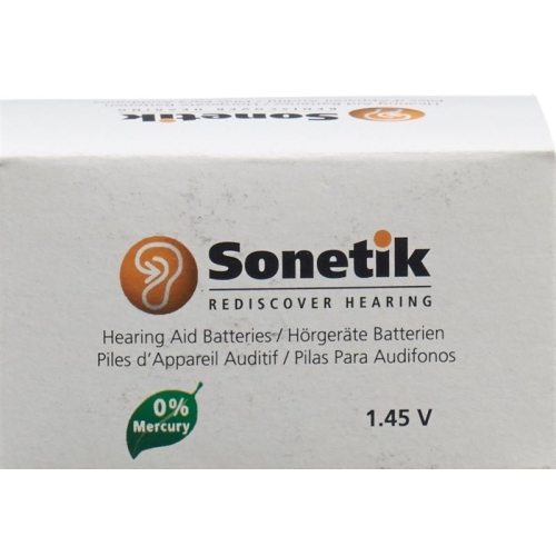 Sonetik Hörgerät Batterien A13 10 Blister 6 Stück buy online