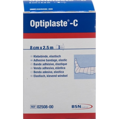 Optiplaste-C Kompressionsbinde 2.5m x 8cm buy online