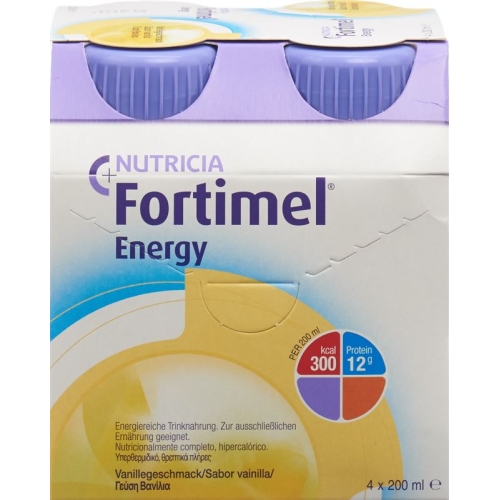 Fortimel Energy Vanille 4x 200ml buy online