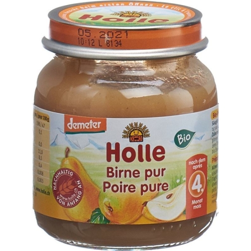 Holle Pure Pear from the 4th month Organic 125g buy online