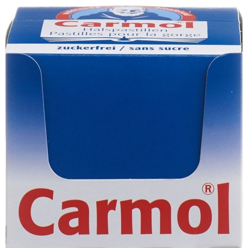 Carmol Halspastillen Zuckerfrei 12x 45g buy online