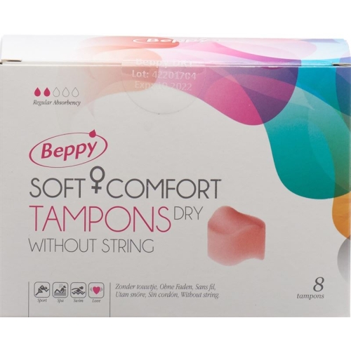 Beppy Soft Comfort Tampons Dry ohne Faden 8 Stück buy online