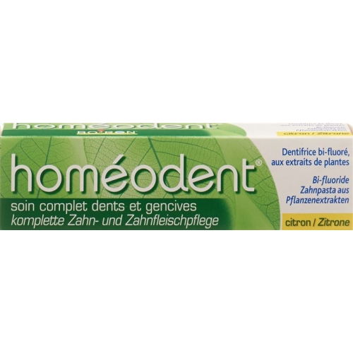 Homéodent Komplette Zahn- und Zahnfleischpflege Zitrone 75ml buy online