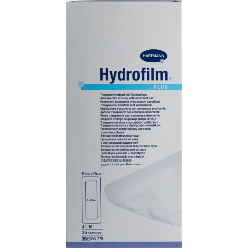 Hydrofilm Plus Wundverband Film 10x25cm Steril 25 Stück buy online