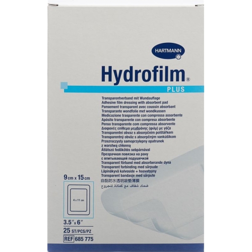 Hydrofilm Plus Wundverband Film 9x15cm Steril 25 Stück buy online