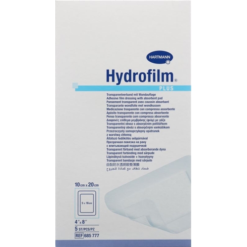 Hydrofilm Plus Wundverband Film 10x20cm Steril 5 Stück buy online