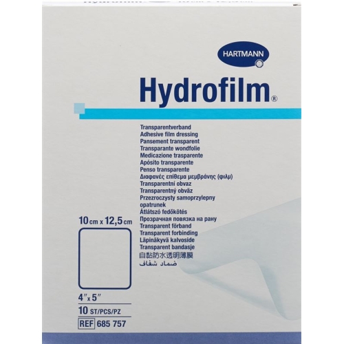 Hydrofilm Wundverband Film 10x12.5cm Steril 10 Stück buy online