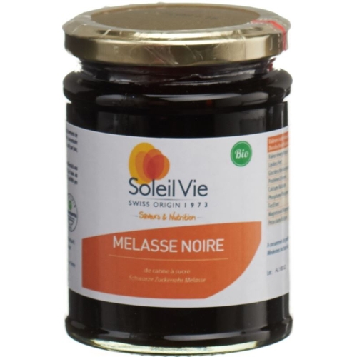 Soleil Vie Schwarze Melasse Rohrzucker Bio 340g buy online