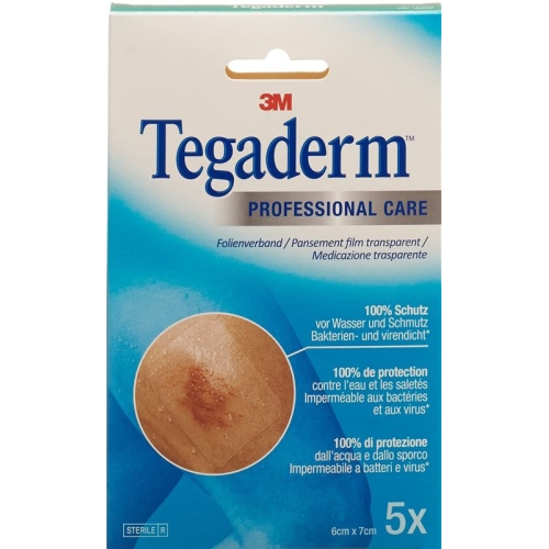 3M Tegaderm Transparentverband 6x7cm 5 Stück buy online