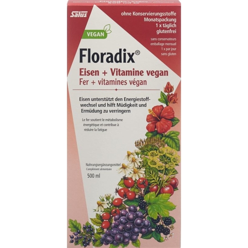 Floradix HA Vitamins + Organic Iron 500 ml buy online