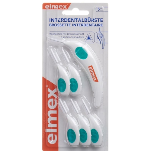 Elmex Interdentalbürste 5mm mit Halter 6 Stück buy online