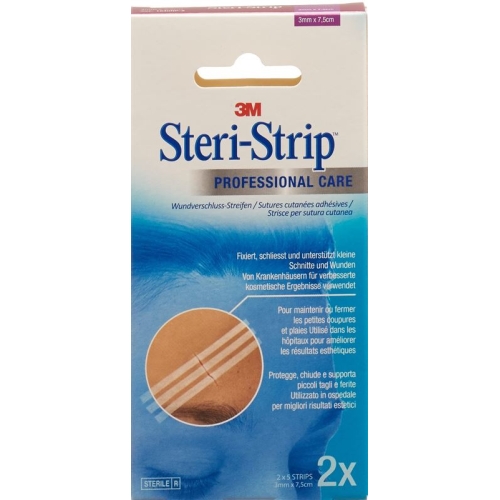 3M Steri Strip 3x75mm Weiss Verstärkt 2x 5 Stück buy online