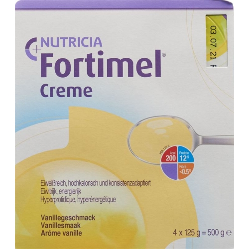 Fortimel Creme Vanille 4x 125ml buy online