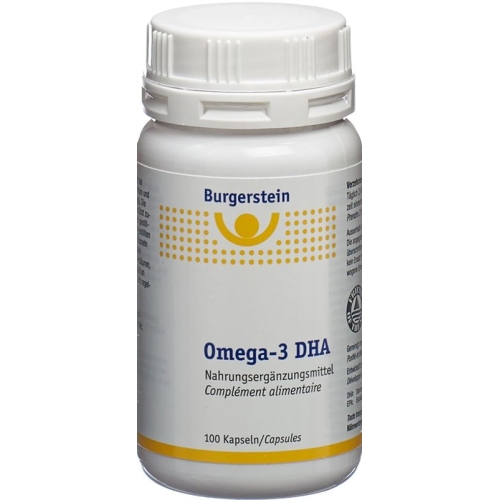 Burgerstein Omega-3 DHA capsules 100 pieces buy online