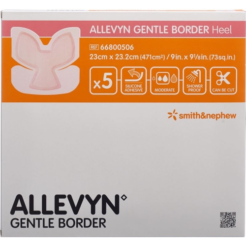 Allevyn Gentle Border Heel 23x23.2cm 5 Stück buy online