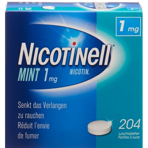 Nicotinell Lutschtabletten 1mg Mint 204 Stück buy online