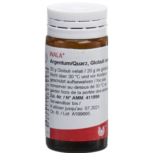 Wala Argentum/quarz Globuli Flasche 20g buy online