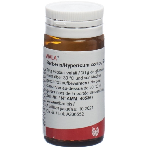 Wala Berberis/hypericum Comp Globuli 20g buy online