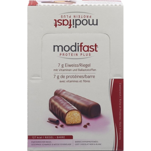 Modifast Snack Riegel schwarze & weisse Schokolade 24x 31g buy online