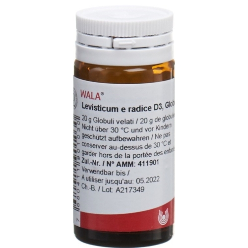 Wala Levisticum E Radice Globuli D 3 Flasche 20g buy online