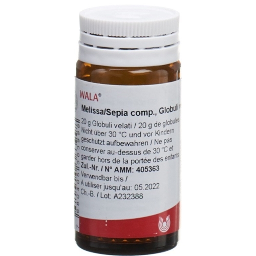 Wala Melissa/sepia Comp Globuli Flasche 20g buy online