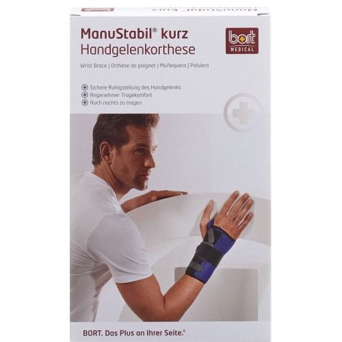 Bort Manustabil Handgelenk Kurz Grösse M Rechts Schwarz buy online