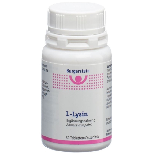 Burgerstein L-Lysine 30 tablets buy online