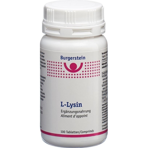 Burgerstein L-Lysin tablets Ds 100 pieces buy online