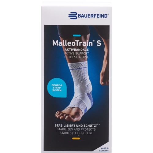 MalleoTrain S Aktivbandage Sprunggelenk Grösse 2 Links Titan buy online