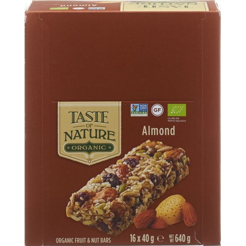 Taste Of Nature Riegel California Almond 16x 40g buy online