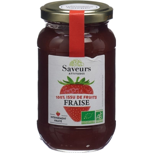 Saveurs Attitudes Konfitüre Erdbeere Ss Bio 310g buy online