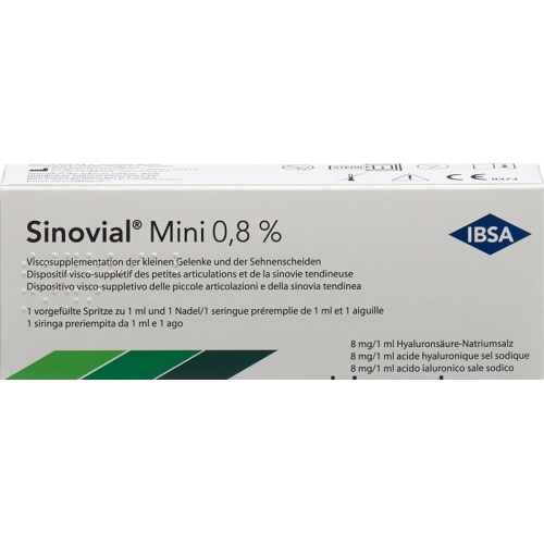 Sinovial Mini Injektionslösung 0.8% Fertigspritze 1ml buy online