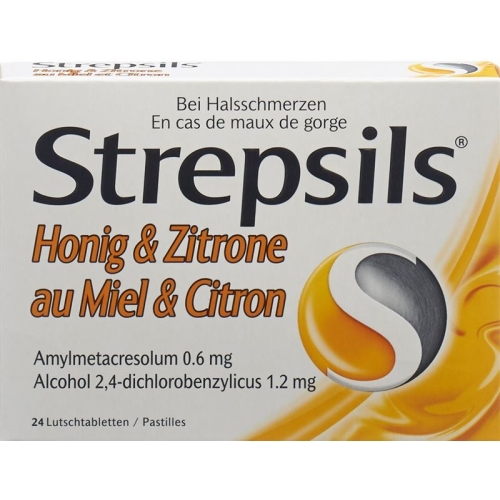 Strepsils Honig & Zitrone 24 Lutschtabletten buy online