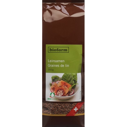 Biofarm Leinsamen Ch Knospe Beutel 350g buy online