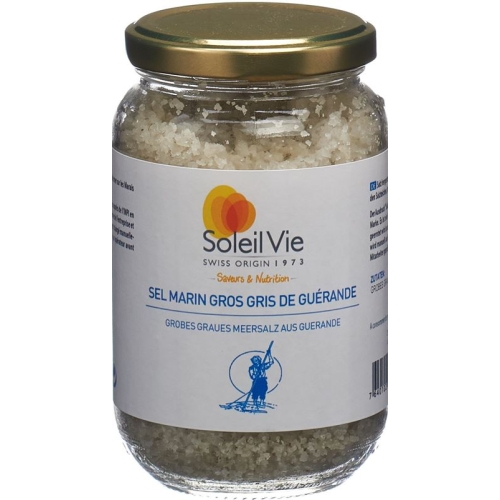 Soleil Vie Meersalz Grau Grob Guerande Topf 300g buy online